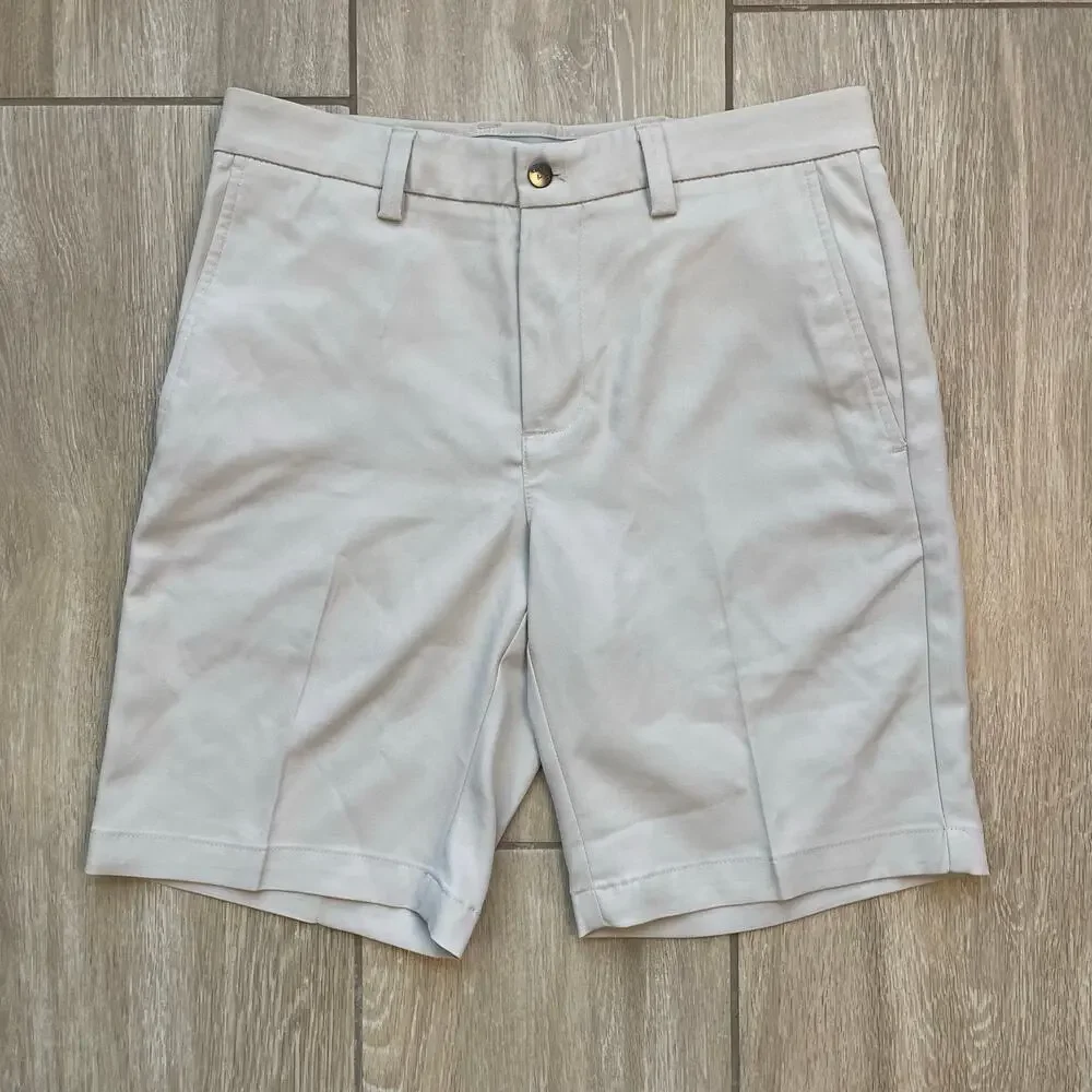 Callaway Golf Shorts Mens 30 Beige Performance Stretch 9 Inch Inseam New